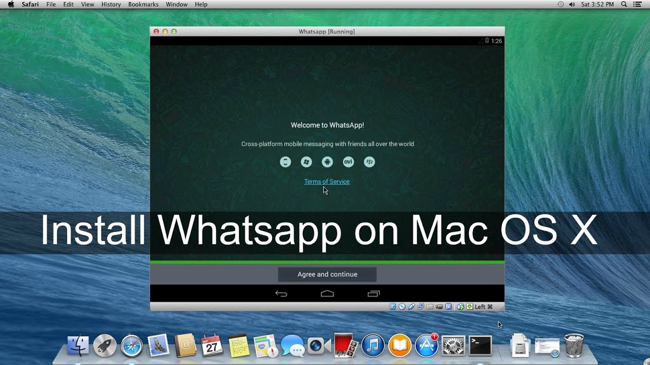 whatsapp for mac os